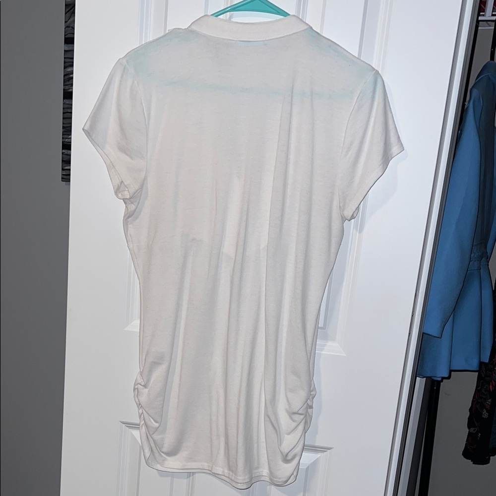 Apt. 9 White Ruffled Blouse - Picture 4 of 5